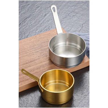Chén đựng sốt chấm và gia vị inox 304 tay cầm nhỏ gọn, thiết kế xinh xắn giảm giá 17%