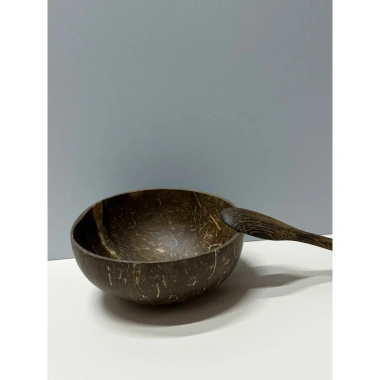 Chén gáo dừa organic và muỗng gỗ mun - Coconut Bowl Việt Nam, giá ưu đãi 69.000₫
