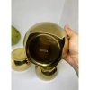 Chén inox 304 cách nhiệt 2 lớp Hàn Quốc trắng và vàng titan sáng bóng 300‑600ml 8