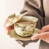 Chén khải pha trà sứ Cảnh Đức Trấn - Cốc Trung Hoa nắp, ly nước, chỉ 105.000đ 7