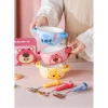 Chén Sứ Bát Sứ tay cầm 2 quai + Muỗng inox bọc nhựa Pooh Stitch Disney cao cấp giá 175k 6