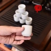 Chén uống rượu men trắng gốm sứ Bát Tràng - Ly rượu sang trọng, giá chỉ 3.000₫ 5
