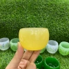 Chén uống trà ngọc cẩm thạch màu vàng 6x4cm - Đẹp mắt, thưởng trà giá 92.000đ 5