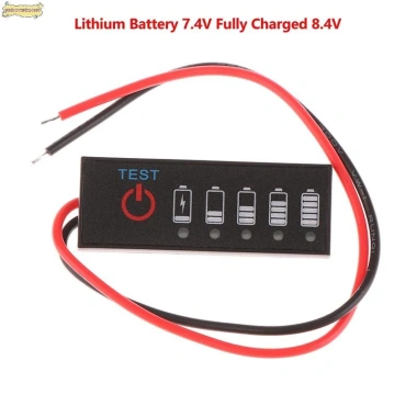 Chỉ báo cấp độ 18.650 sân vườn - Máy đo Lithium 2S-7S 7.4-29.4V 15mA, hiển thị mức, giá 59.290 VND 10 Chỉ báo cấp độ 18.650 sân vườn - Máy đo Lithium 2S-7S 7.4-29.4V 15mA, hiển thị mức, giá 59.290 VND 10