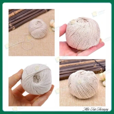 Chỉ buộc thực phẩm cotton tự nhiên không tẩy trắng - Dây cột giò chả bánh chưng 33.800₫ 3
