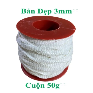 Chỉ ĐAI moto, lõi quạt gió size 5mm, 3mm, tròn 1.5mm cuộn 50g - linh kiện điện tử giá ưu đãi 16.802 VND