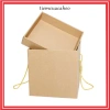 Chỉ Giao HỏaTốc Hộp Carton Nắp Rời Quai Xách Hình Vuông 15 20 25 28 30 38cm Đựng Đồ Dùng Quà VPP Giá 45.000 VND 4