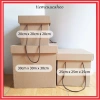 Chỉ Giao HỏaTốc Hộp Carton Nắp Rời Quai Xách Hình Vuông 15 20 25 28 30 38cm Đựng Đồ Dùng Quà VPP Giá 45.000 VND 7