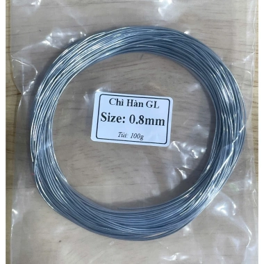 Chì Hàn GL nhẹ lửa 0.8mm-1.2mm Bành 100g Loại 1 Linh kiện điện tử Quy Nhơn
