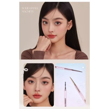 Chì kẻ lông mày Flortte hai đầu siêu mảnh, nhỏ gọn, chống thấm nước - 55.500đ
