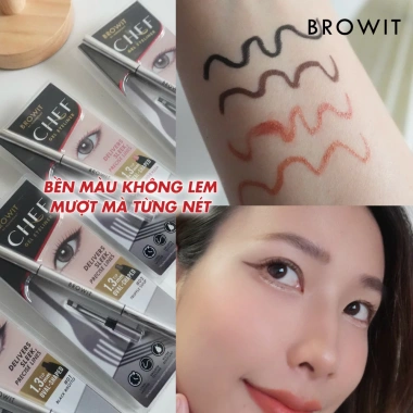 Chì Kẻ Mắt 2 Trong 1 Browit Chef Gel Eyeliner Chống Nước Không Lem Sắc Nét 159k