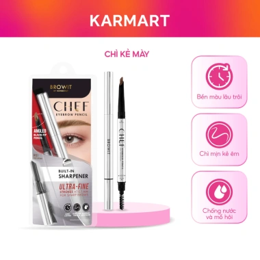 Chì Kẻ Mày Browit Chef Eyebrow Pencil 0.15g - Định Hình Chân Mày Sắc Nát, Tự Nhiên, Giá 159.000₫ (Giảm 20%)