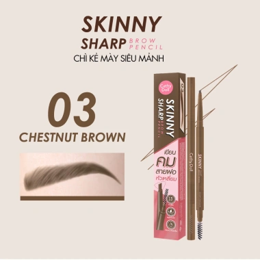 Chì Kẻ Mày Đầu Tam Giác Siêu Mảnh Cathy Doll - Dễ Kẻ, Lâu Trôi, Skinny Sharp 0.06g, 84.000 VND 10