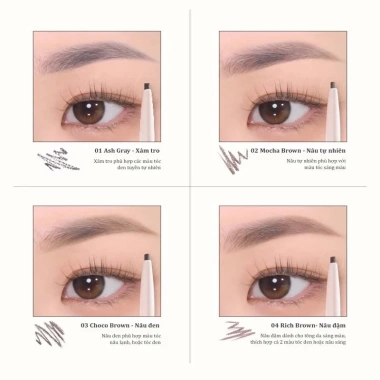 Chì Kẻ Mày Dearmay The Chic 0.18g - Bền Màu, Đánh Đẹp, Giá Chỉ 69.000đ 2