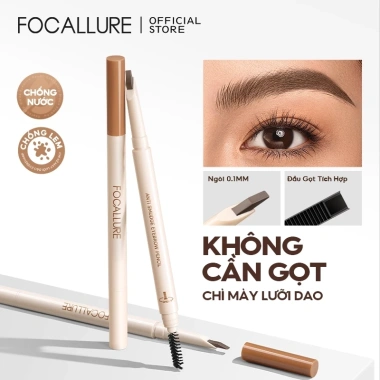 Chì Kẻ Mày FOCALLURE Chống Nước Chống Nhòe Siêu Bền Nét Mỏng Mịn 0,2g Giá 169k