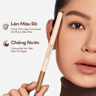 Chì Kẻ Mày FOCALLURE Chống Nước Chống Nhòe Siêu Bền Nét Mỏng Mịn 0,2g Giá 169k