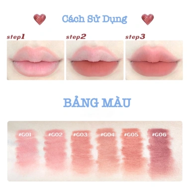 Chì kẻ môi GOGO TALES Viền môi 3D Hack Môi Velvet Fog GT531 - Giá chỉ 49.500đ