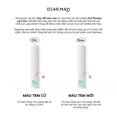 Chì Kẻ Viền Môi Dearmel 2In1 Plumpy Lip Liner - Tạo Khối Môi Hai Đầu, Giá 94.000₫ 2 Chì Kẻ Viền Môi Dearmel 2In1 Plumpy Lip Liner - Tạo Khối Môi Hai Đầu, Giá 94.000₫ 2