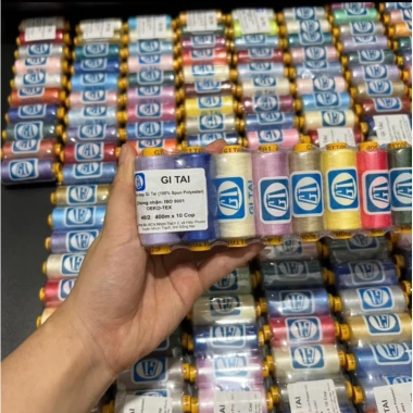 Chỉ may Gitai 400m vĩ 10 màu, độ bền cao, giá ưu đãi 90.000 VND