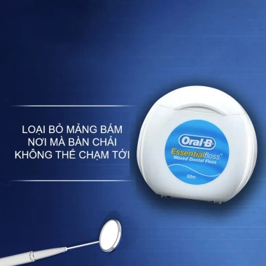 Chỉ nha khoa Oral-B Floss 50m - Giá 75.000, giảm sâu răng, bảo vệ nướu