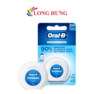 Chỉ nha khoa Oral-B Floss 50m - Giá 75.000, giảm sâu răng, bảo vệ nướu