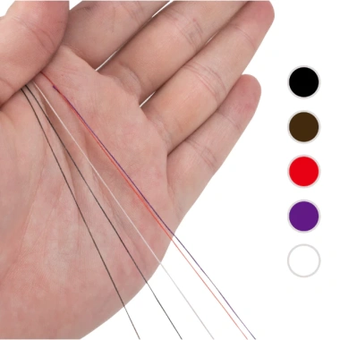 Chỉ than hộp nhựa 4 màu Đen Trắng Nâu Đỏ - Vẽ khuôn mày phun xăm, giá chỉ 42.500₫