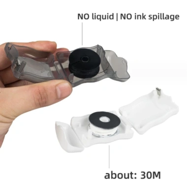 Chỉ than hộp nhựa 4 màu Đen Trắng Nâu Đỏ - Vẽ khuôn mày phun xăm, giá chỉ 42.500₫