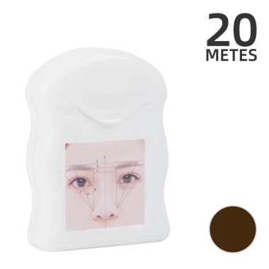 Chỉ than hộp nhựa 4 màu Đen Trắng Nâu Đỏ - Vẽ khuôn mày phun xăm, giá chỉ 42.500₫
