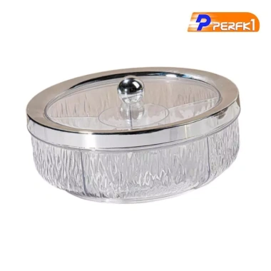 Chia Khay Đa Năng Xoay Phục Vụ Hạt Khô, Đĩa Ăn Nhẹ, Hộp Kẹo - Trang Trí Phòng Khách, Giá 334.400₫