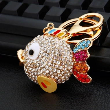 Chìa khóa xe móc kim loại kim cương nhiều màu sắc vòng 26.2.27 - Quà tặng 6 Chìa khóa xe móc kim loại kim cương nhiều màu sắc vòng 26.2.27 - Quà tặng 6