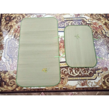 Chiếu cói bé sơ sinh mùa hè - Chiếu nằm võng mát, chống hăm tã, giá 55.000₫ 3