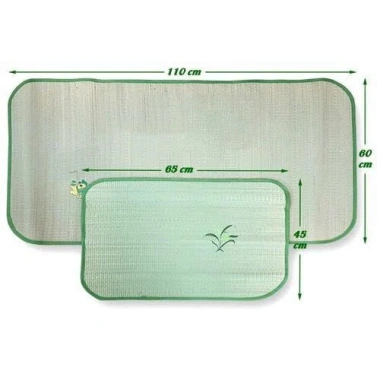 Chiếu cói bé sơ sinh mùa hè - Chiếu nằm võng mát, chống hăm tã, giá 55.000₫ 10