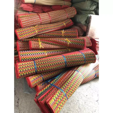 Chiếu cói tự nhiên mát mẻ, chiếu hoa xếp gọn tiện dụng, giá ưu đãi 73.500₫ 4