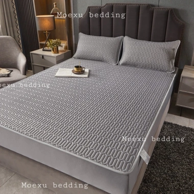 Chiếu Điều Hòa Bo Chun Tencel Trơn Vải Lụa Mát Mịn kèm 2 Vỏ Gối - 179.600₫ 5