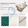 Chiếu điều hòa cao su non mát lạnh, gấp gọn, phù hợp văn phòng du lịch - Giá 170k 6