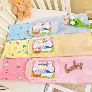 Chiếu điều hòa kèm gối thảo mộc cho bé sơ sinh, trẻ nhỏ - Giá 125.000, siêu thoáng mát, an toàn