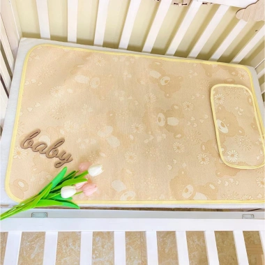 Chiếu điều hòa kèm gối thảo mộc cho bé sơ sinh, trẻ nhỏ - Giá 125.000, siêu thoáng mát, an toàn 3