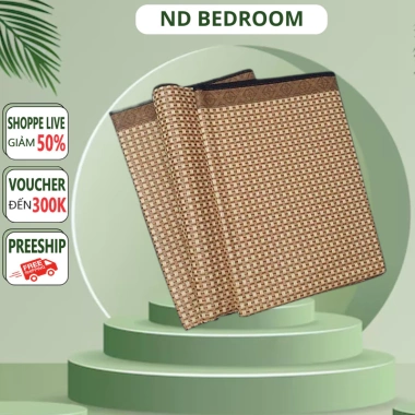 Chiếu mây điều hòa cao cấp, lót lụa thoát mát, dễ vệ sinh, bao đẹp 89.000₫