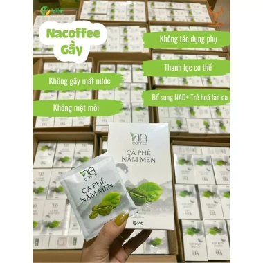 Chính hãng 12 Gói Cafe Nấm Men Na Coffee - Giảm cân, thải mỡ, giá 155.000 VND