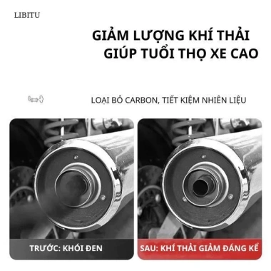 [Chính Hãng] Bộ Combo 2 Chai Súc Béc Xăng Libitu Power Max - Nâng Cấp Bảo Dưỡng Xe Máy 8
