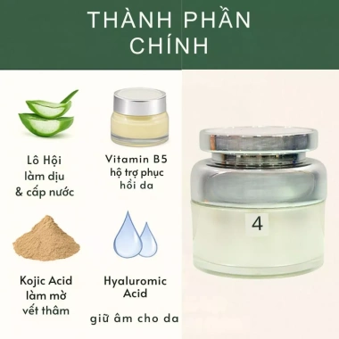 CHÍNH HÃNG Kem Dưỡng Phục Hồi Da Số 4 MH Beauty Spa 20g - Làm Dịu, Cấp Ẩm, Mờ Thâm, Tái Tạo Da Hư Tổn 488.000 VND