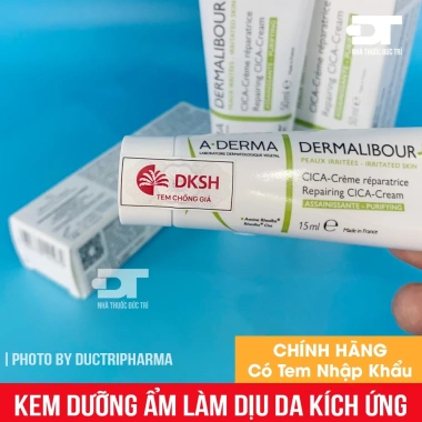 CHÍNH HÃNG Kem làm dịu, phục hồi da kích ứng A-Derma Dermalibour+ Repairing Cream - 345.000 VNĐ