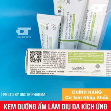 CHÍNH HÃNG Kem làm dịu, phục hồi da kích ứng A-Derma Dermalibour+ Repairing Cream - 345.000 VNĐ