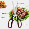 Chính Hãng Kéo Nhà Bếp GGOMI GG173 25cm Lưỡi Thép Inox Đa Năng Cắt Thịt Hàn Quốc 7