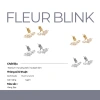 [CHÍNH HÃNG] Khuyên tai bạc 925 Fleur Blink JESMEE - Hoa tai cưới, mặc áo dài, 459k 7