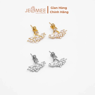 [CHÍNH HÃNG] Khuyên tai bạc 925 Fleur Blink JESMEE - Hoa tai cưới, mặc áo dài, 459k 8