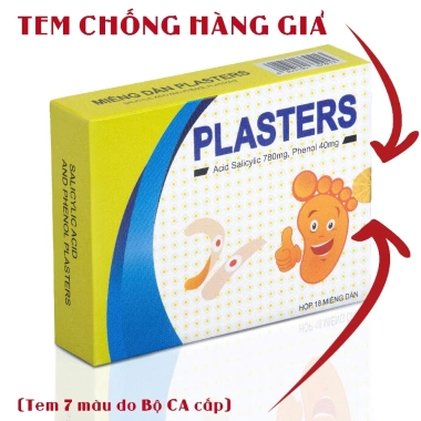CHÍNH HÃNG Miếng dán giảm mụn cóc Plasters 18 miếng - Hiệu quả giảm mụn cơm, chống hàng giả, giá ưu đãi 240k 9