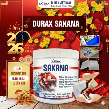 Chính Hãng Sơn Chống Thấm DURA SAKANA cho Hồ Cá, Thùng Xốp, Chậu Cây – 38.600 VND