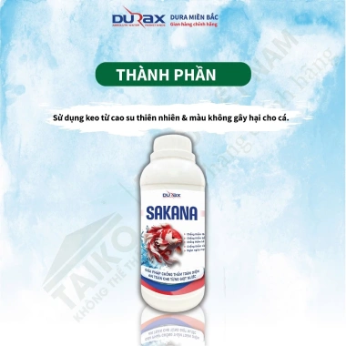 Chính Hãng Sơn Chống Thấm DURA SAKANA cho Hồ Cá, Thùng Xốp, Chậu Cây – 38.600 VND 5