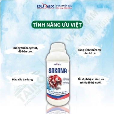 Chính Hãng Sơn Chống Thấm DURA SAKANA cho Hồ Cá, Thùng Xốp, Chậu Cây – 38.600 VND 7